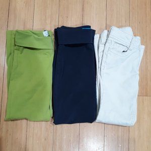 Girls Pants, 3 Pair, Size 6